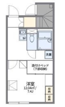 レオパレス山茶花の物件間取画像